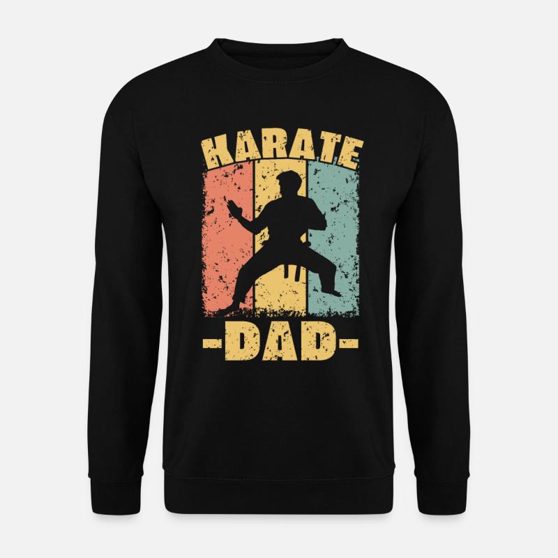 Karate dad retro - Unisex Sweatshirt - black