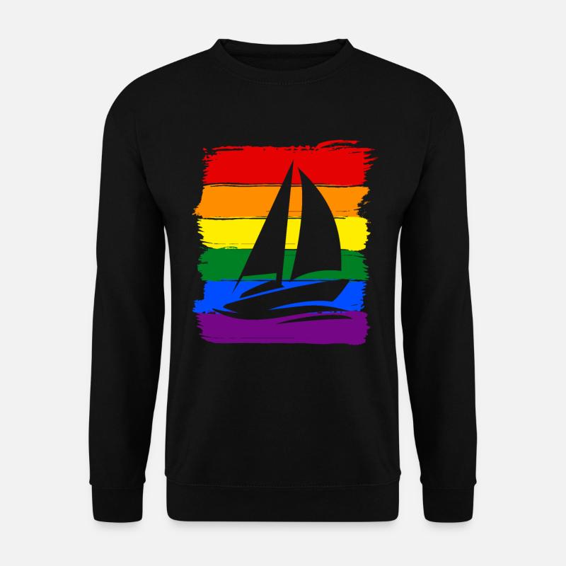 Sailing LGBT Pride - Unisex Sweatshirt - black