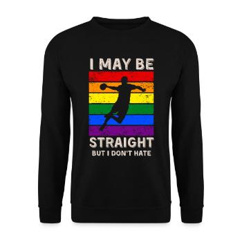Handball Droits LGBT - Sweat-shirt Unisexe - noir - Devant - Alina (178cm) & Michal (187cm)