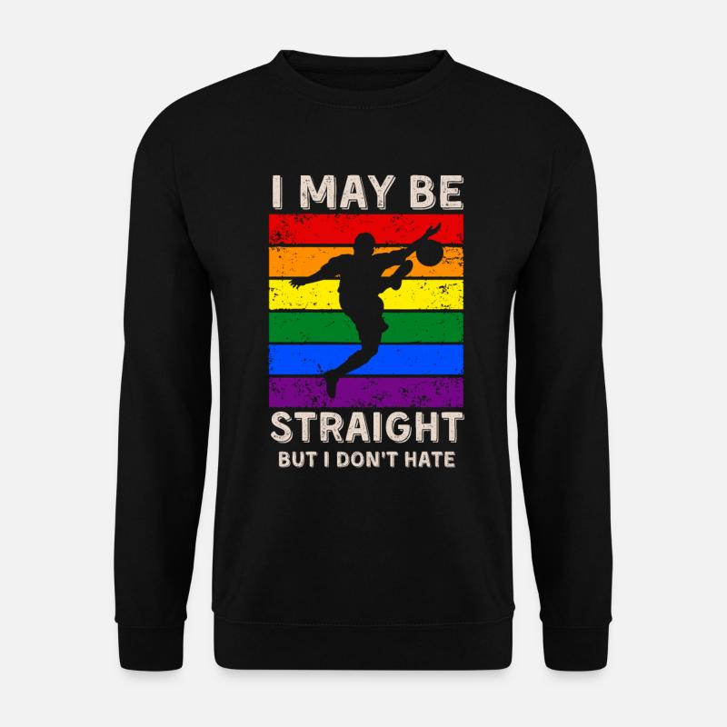 Fußball LGBT-Rechte - Unisex Pullover - Schwarz
