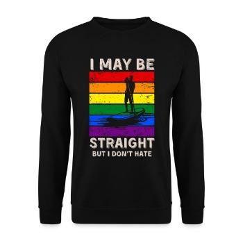Paddleboard Droits LGBT - Sweat-shirt Unisexe - noir - Devant - Alina (178cm) & Michal (187cm)