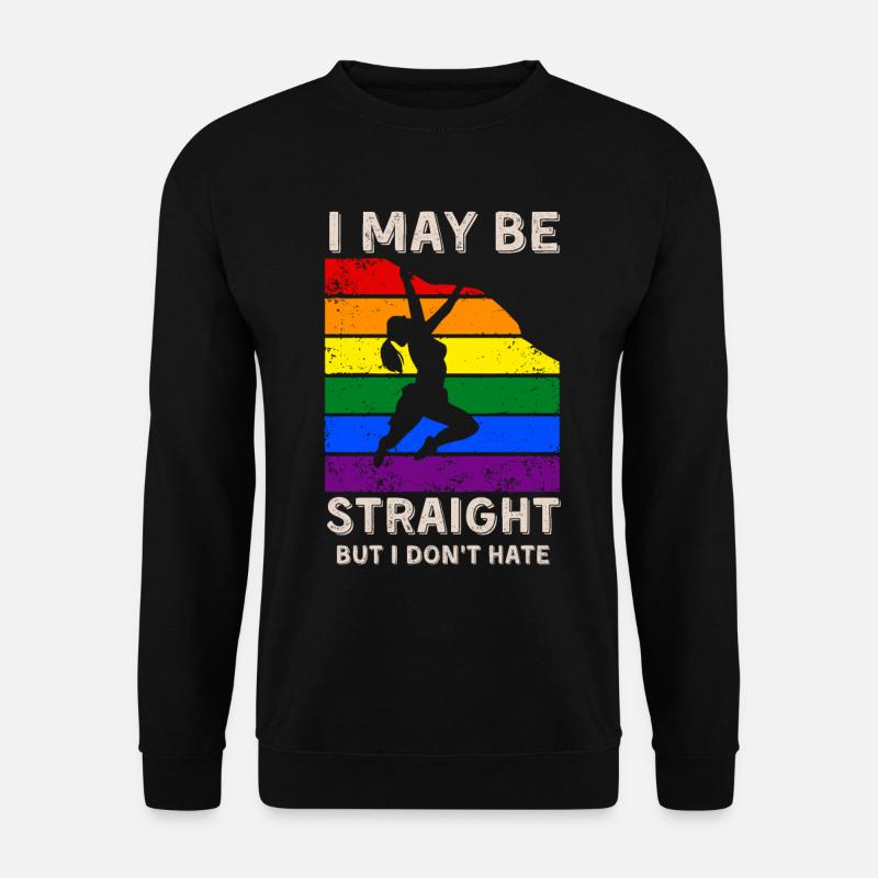 Klettern bei LGBT-Rechten - Unisex Pullover - Schwarz