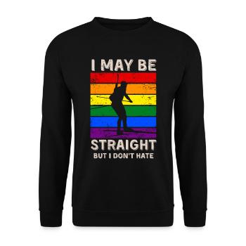 Biathlon Droits LGBT - Sweat-shirt Unisexe - noir - Devant - Alina (178cm) & Michal (187cm)