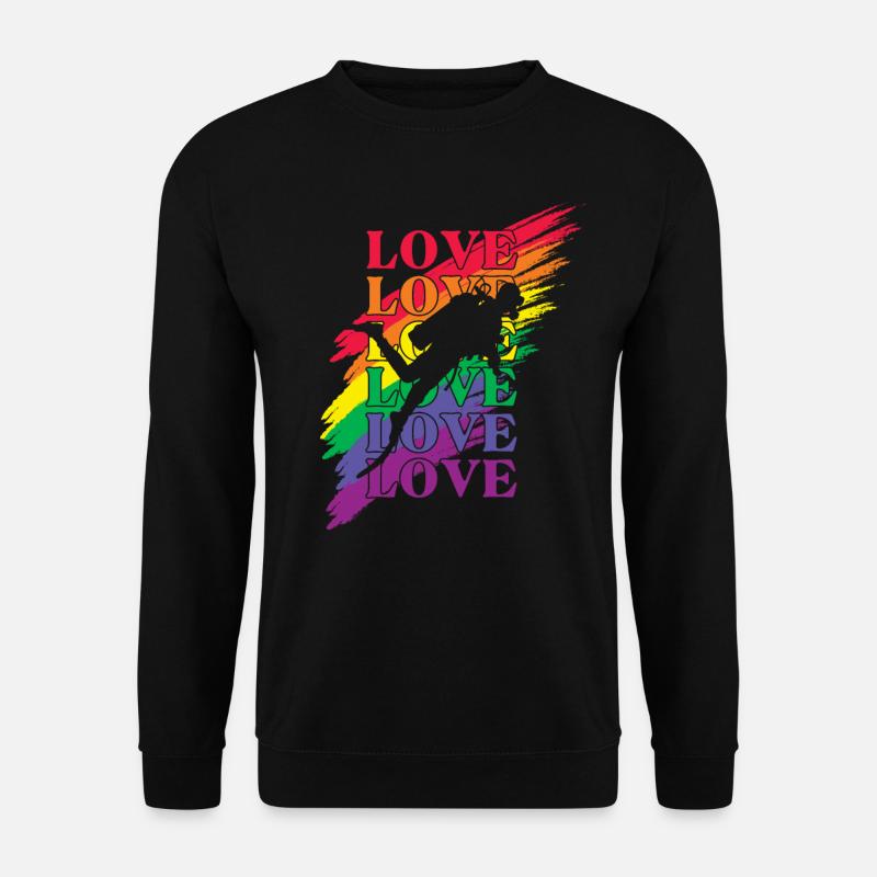 Diving LGBT Pride - Unisex Sweatshirt - black