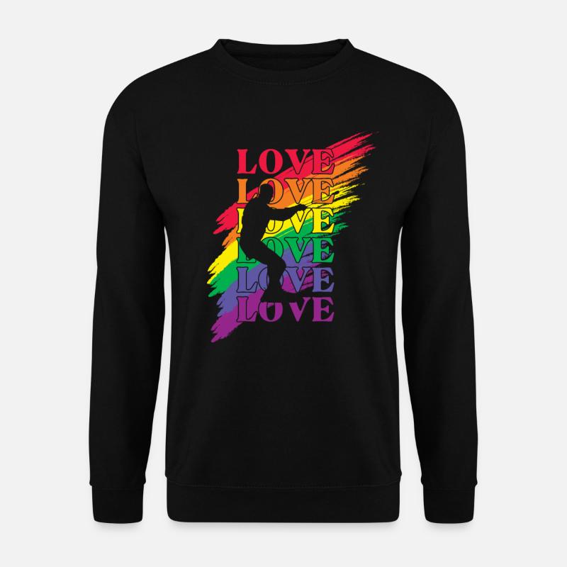 Wakeboard LGBT Pride - Unisex Sweatshirt - black