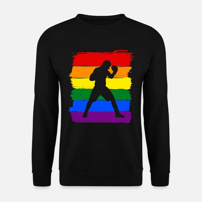 Boxing LGBT Pride - Unisex Sweatshirt - black