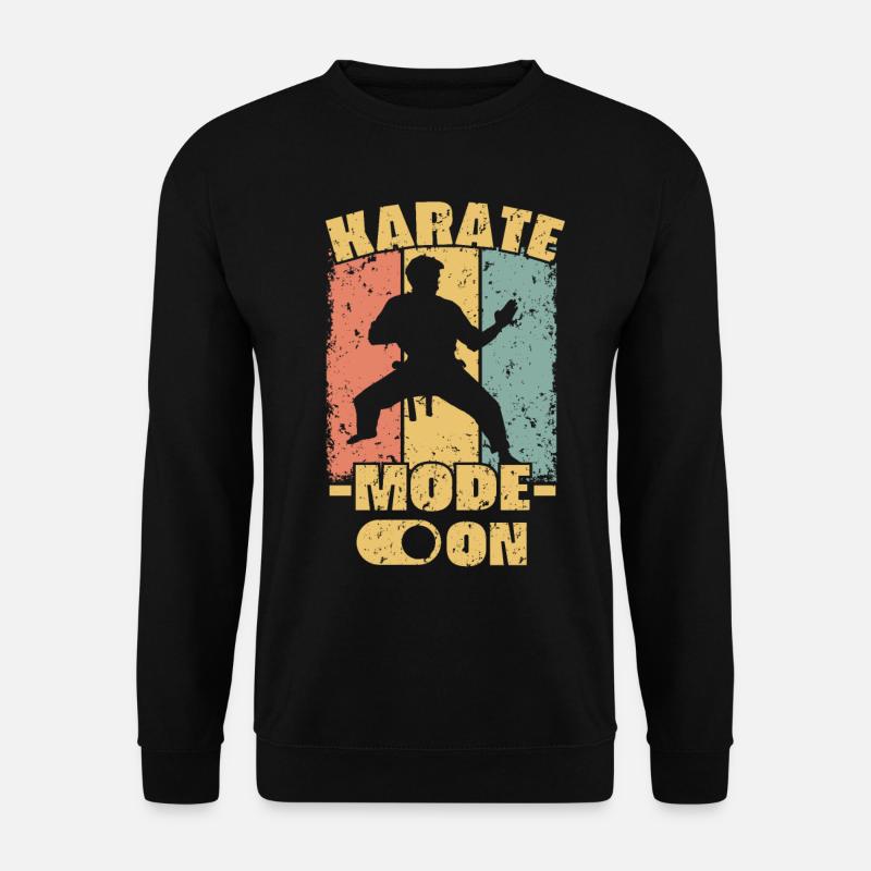Karate retro - Unisex Sweatshirt - black
