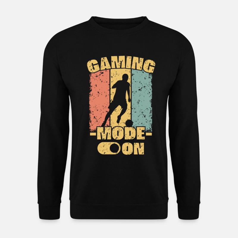 Fußball Retro - Unisex Pullover - Schwarz