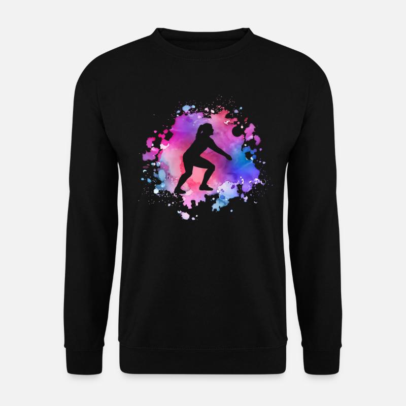 Frauen Volleyball Mädchen - Unisex Pullover - Schwarz