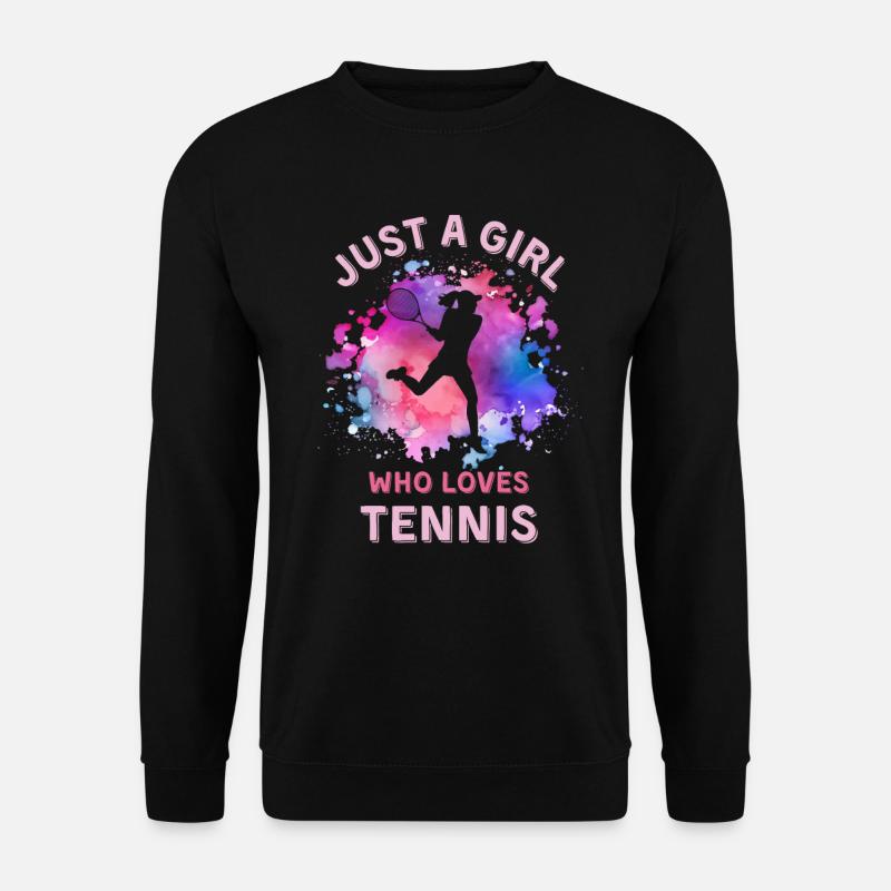 Damen Tennis Mädchen - Unisex Pullover - Schwarz