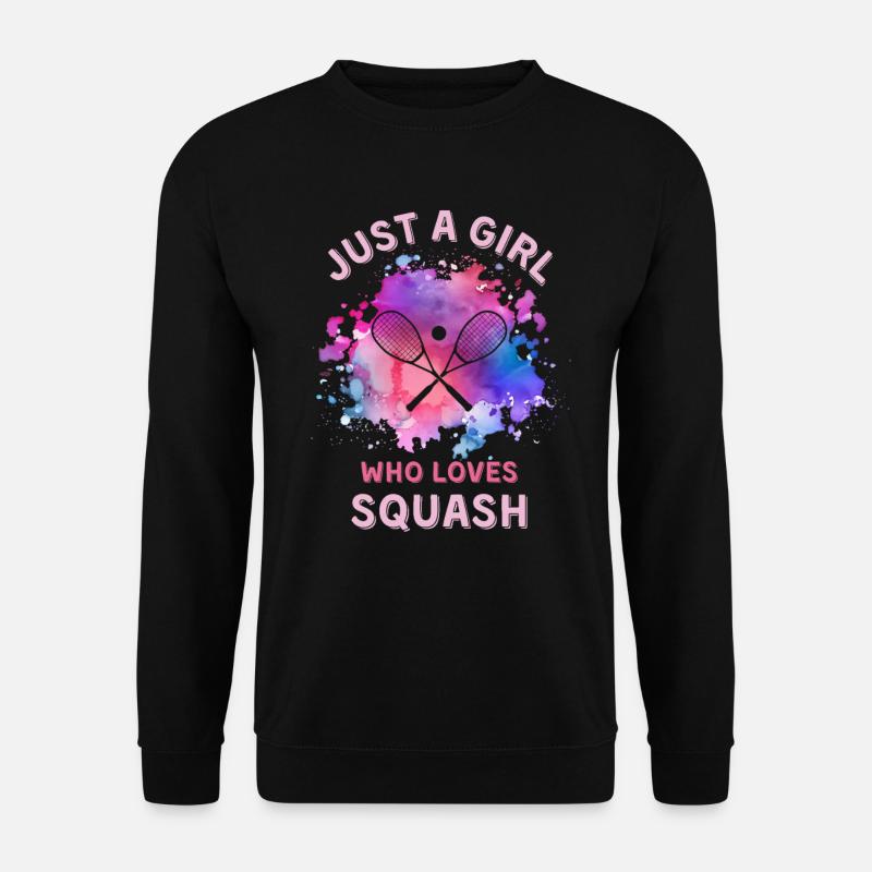 Frauen Squash Mädchen - Unisex Pullover - Schwarz