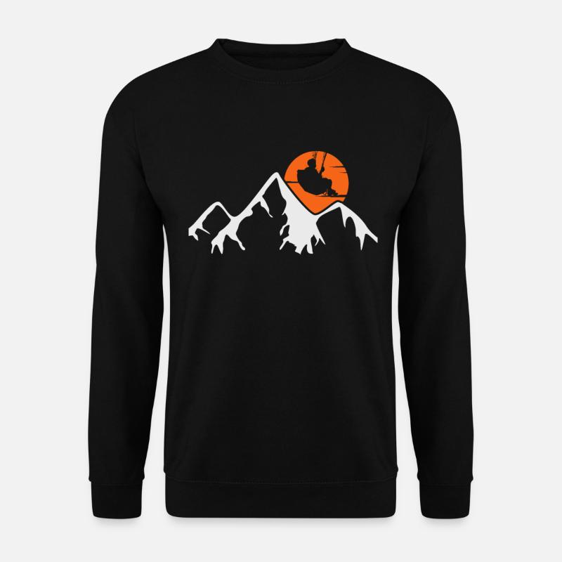 Gleitschirmfliegen - Unisex Pullover - Schwarz