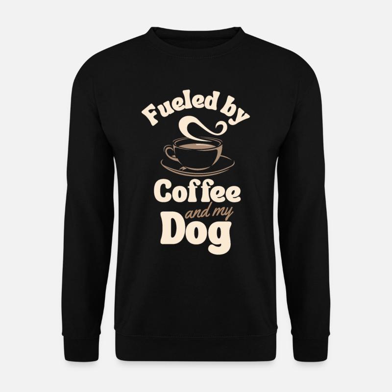 Coffee Dog lover - Unisex Sweatshirt - black