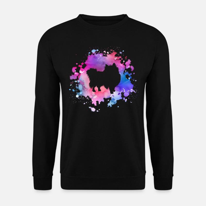Zwergspitz Hunde Liebhaber - Unisex Pullover - Schwarz