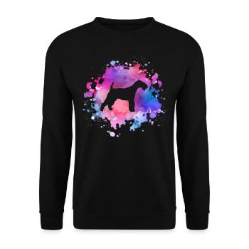 Schnauzer amoureux des chiens - Sweat-shirt Unisexe - noir - Devant - Alina (178cm) & Michal (187cm)