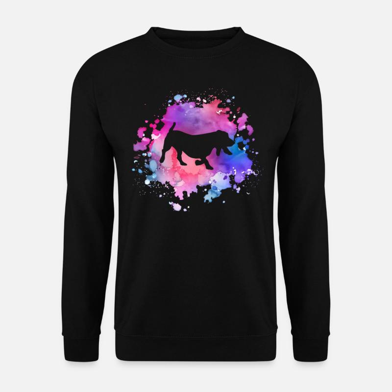 Basset-Hound-Hundeliebhaber - Unisex Pullover - Schwarz