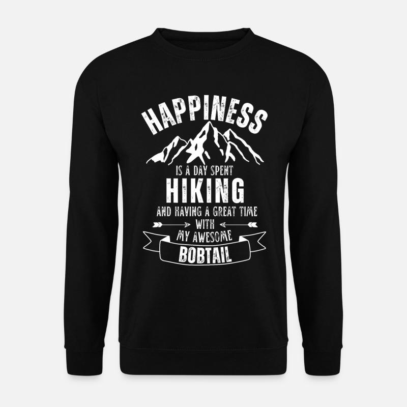 Hiking and Bobtail lover - Unisex Sweatshirt - black