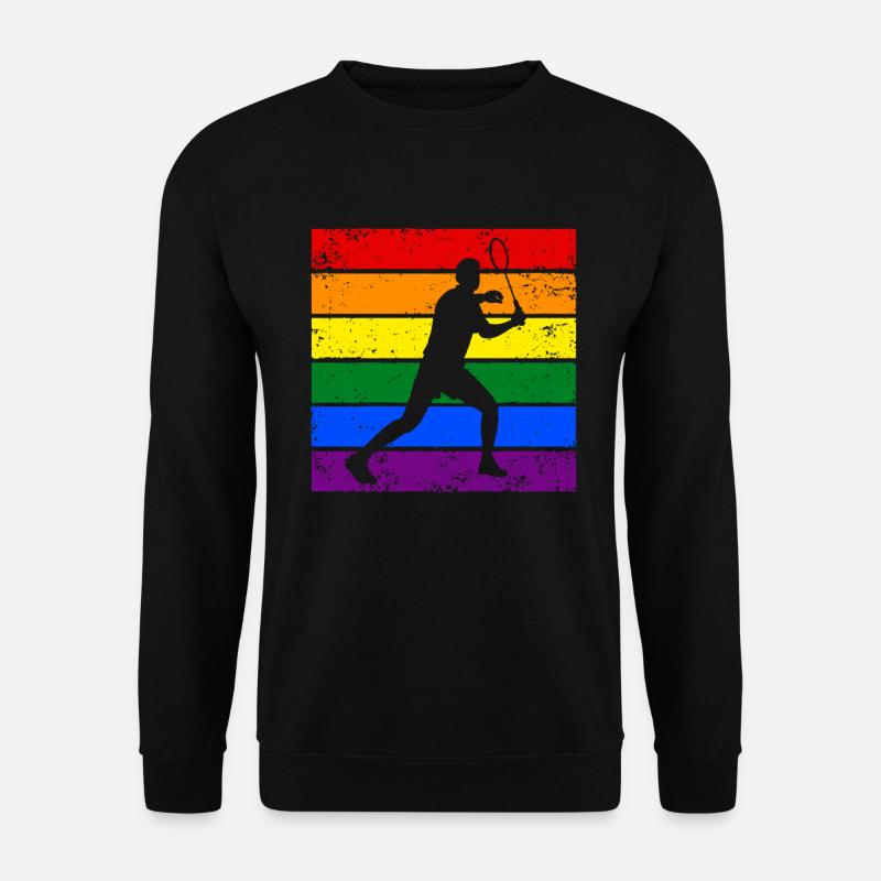 Badminton LGBTQ - Unisex Sweatshirt - black