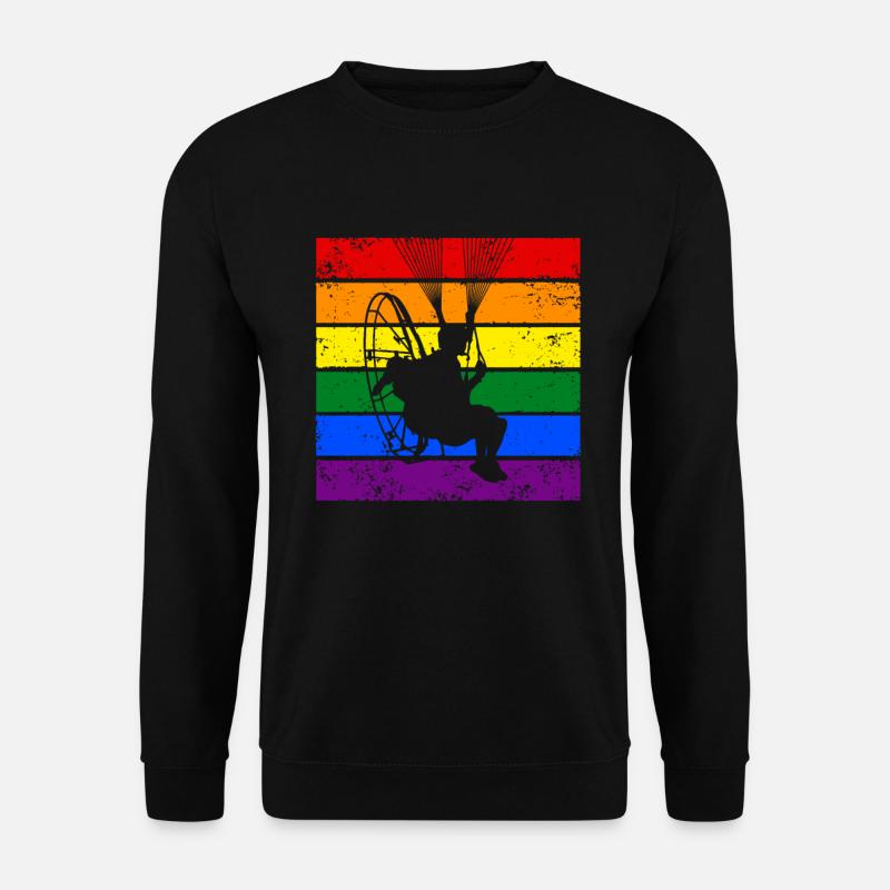 Paramotoring LGBTQ - Unisex Sweatshirt - black