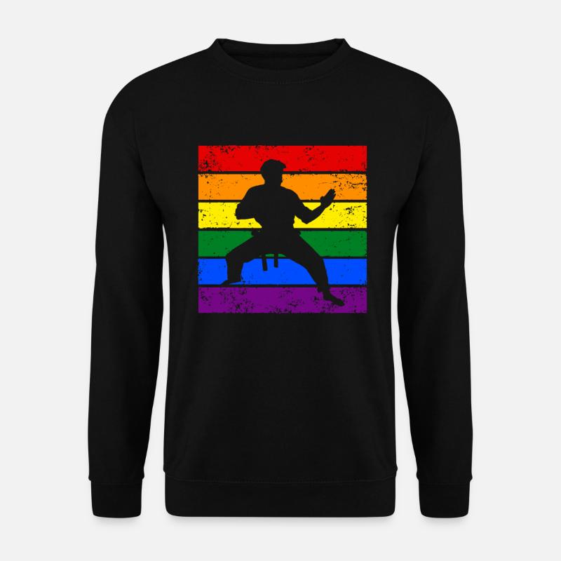 Karate LGBTQ - Unisex Pullover - Schwarz