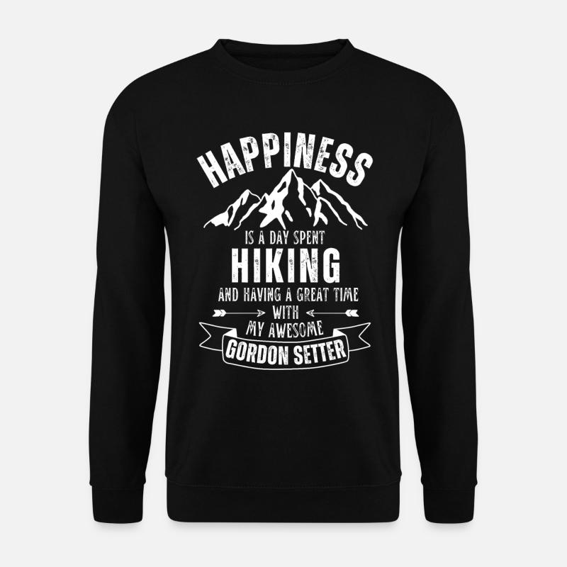 Wandern Gordon-Setter - Unisex Pullover - Schwarz