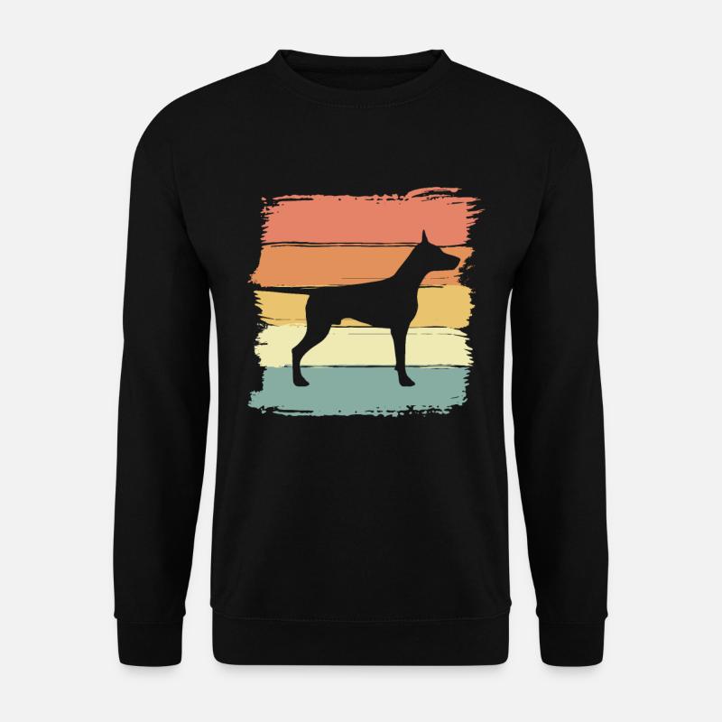 Doberman retro - Unisex Sweatshirt - black