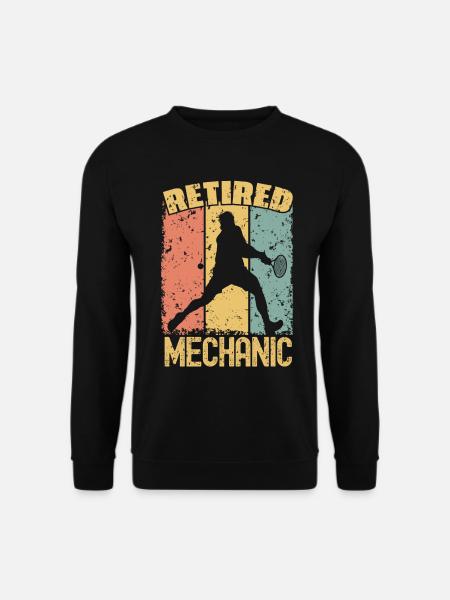 Tennis retired mechanic - Unisex Sweatshirt - black