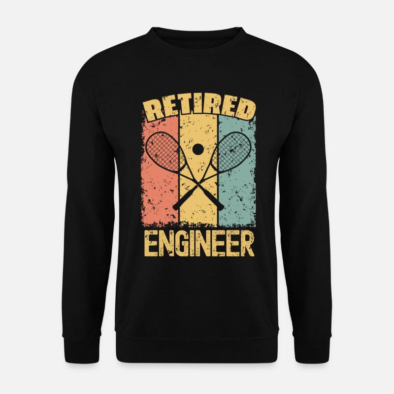 Squash retired engineer - Unisex Sweatshirt - black