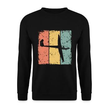 Rétro de glisse - Sweat-shirt Unisexe - noir - Devant - Alina (178cm) & Michal (187cm)
