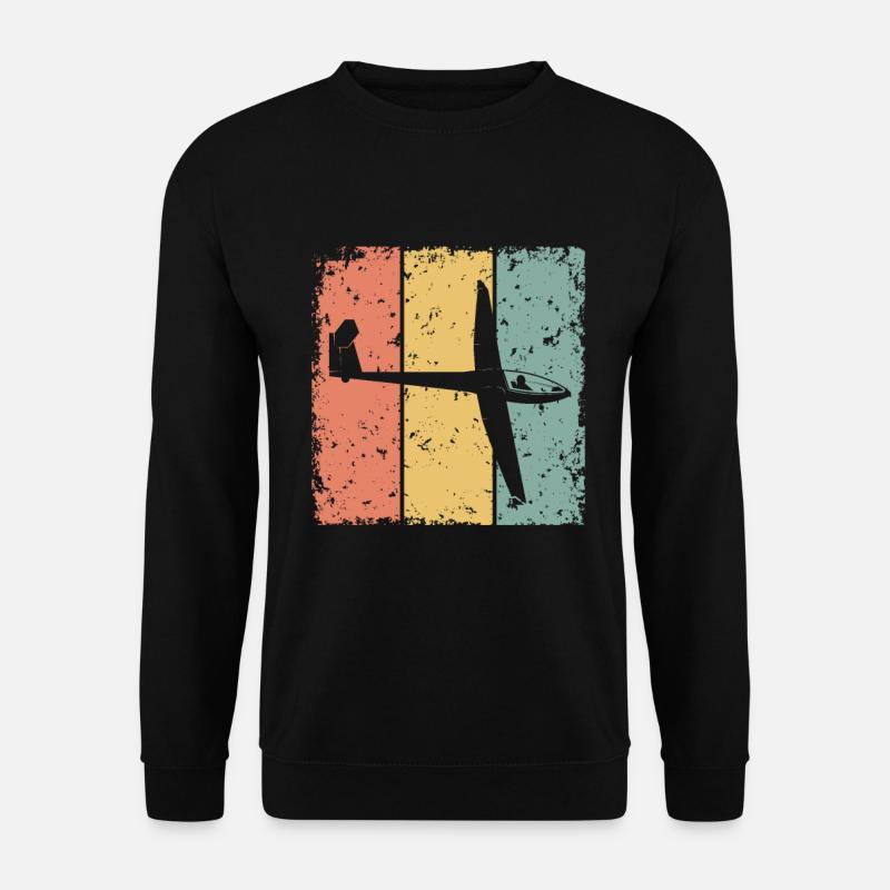 Gliding retro - Unisex Sweatshirt - black
