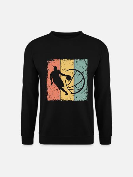 Basketball retro - Unisex Sweatshirt - black