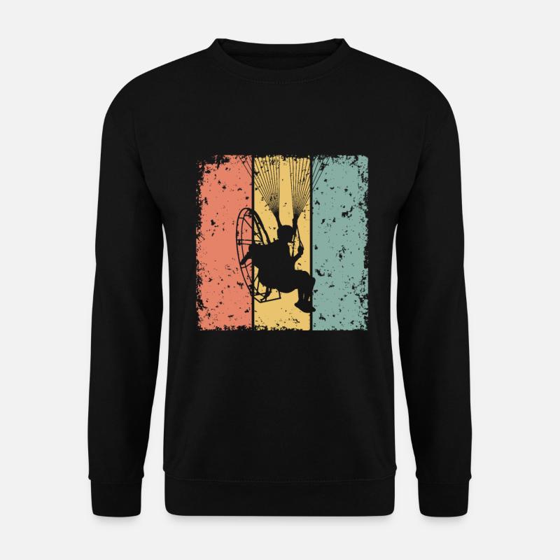 Paramoteur rétro - Sweat-shirt Unisexe - noir