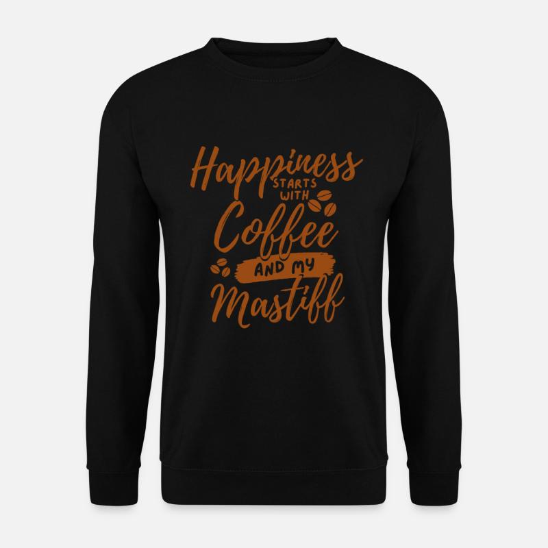 Coffee Mastiff lover - Unisex Sweatshirt - black