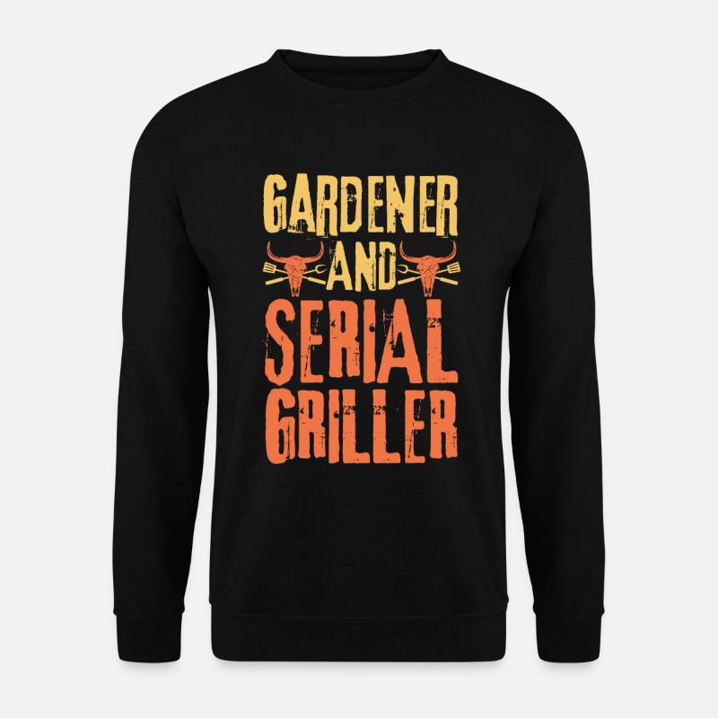 Gärtner und Seriengriller - Unisex Pullover - Schwarz