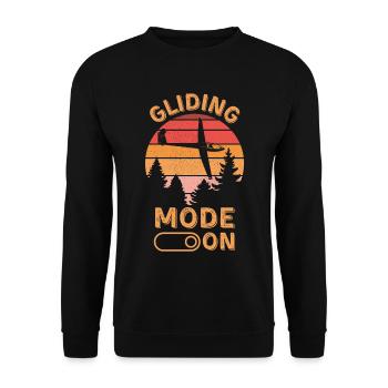 Mode de glisse activé - Sweat-shirt Unisexe - noir - Devant - Alina (178cm) & Michal (187cm)