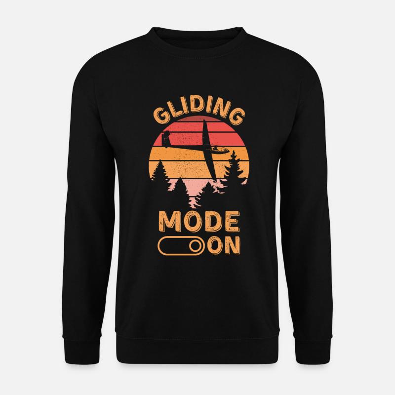 Gliding mode on - Unisex Sweatshirt - black