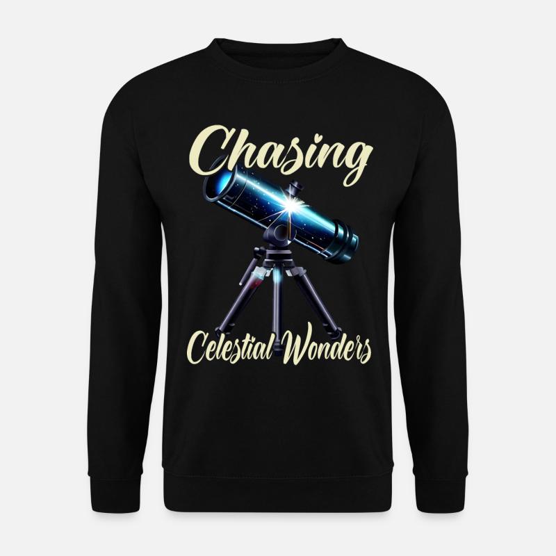 Chasing Celestial Wonders - Unisex Pullover - Schwarz