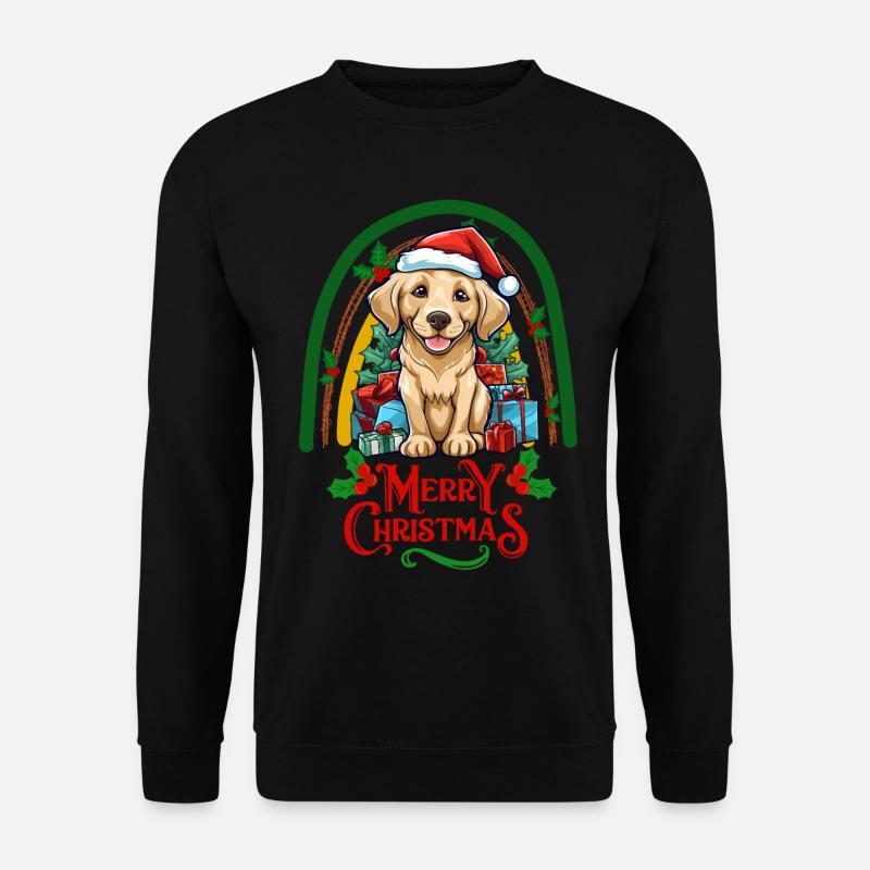 Labrador Weihnachten - Unisex Pullover - Schwarz