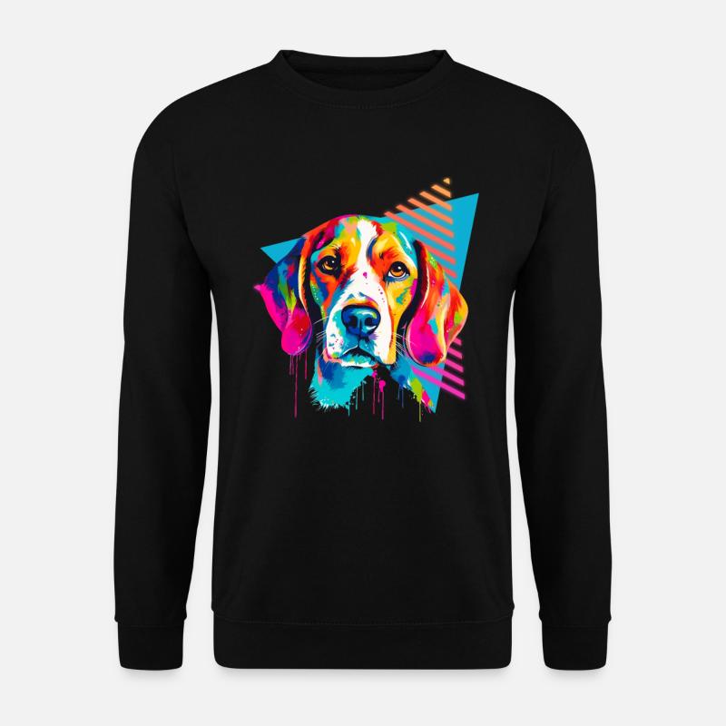 Beagle 80s Style - Unisex Sweatshirt - black