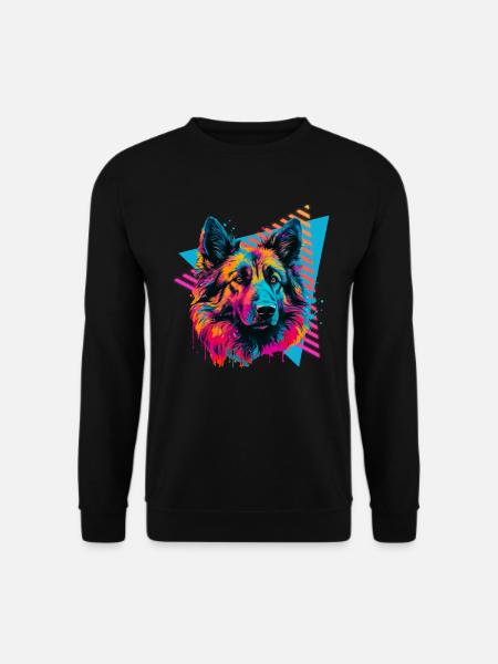 Tervueren 80er Jahre Stil - Unisex Pullover - Schwarz