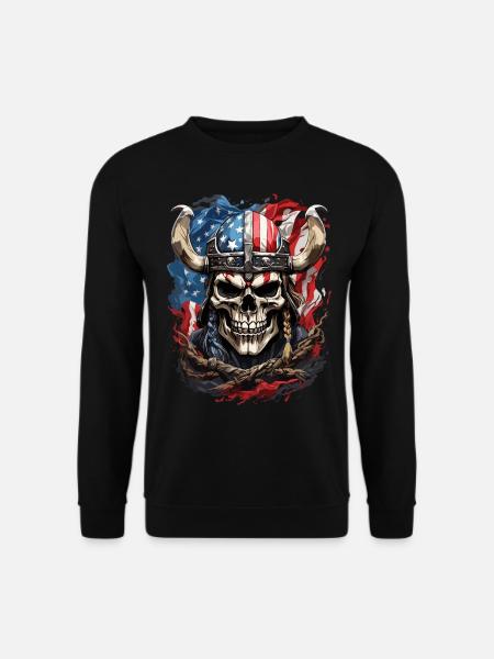 U.S. Viking Warrior - Unisex Sweatshirt - black