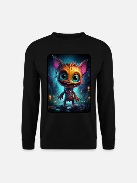 Punchy die süße Monster Lady - Unisex Pullover - Schwarz
