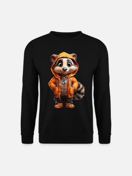 Florian the Badger - Unisex Sweatshirt - black