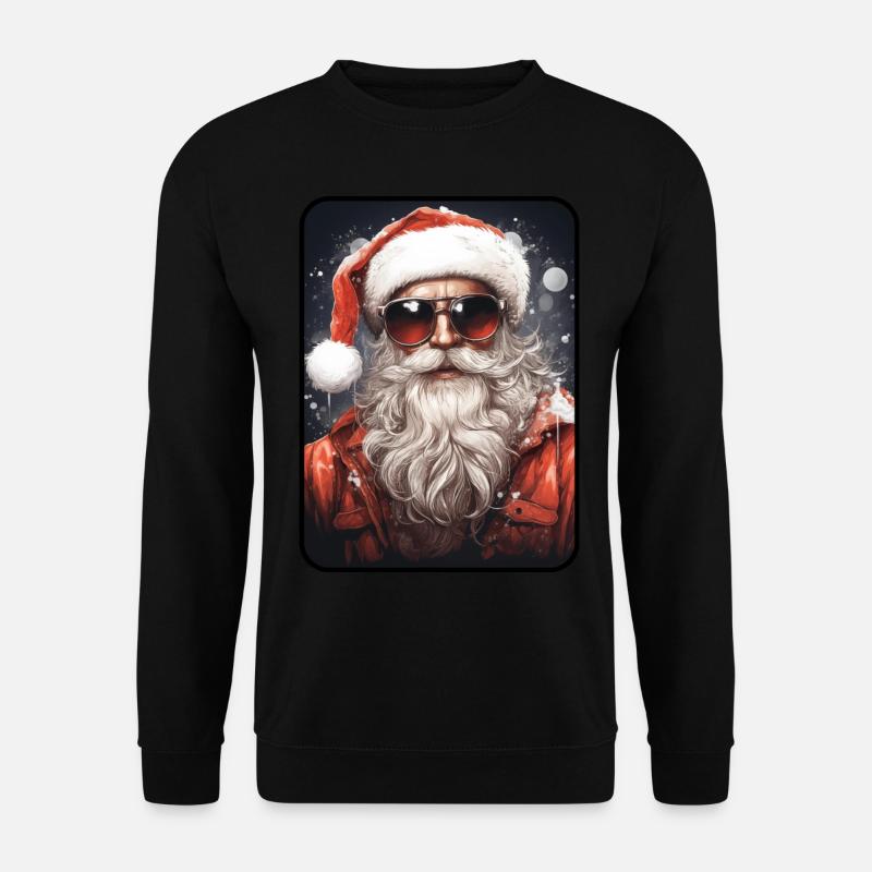 Cool Santa Claus - Unisex Pullover - Schwarz
