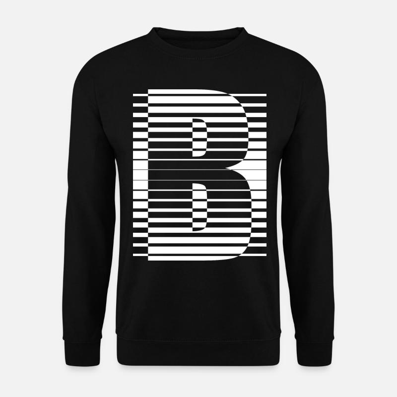 LETTER B - Unisex Sweatshirt - black