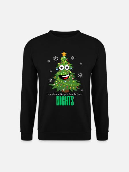 Weihnachts-Nichts - Unisex Pullover - Schwarz