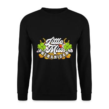 Petites manigances de la Saint-Patrick Femme - Sweat-shirt Unisexe - noir - Devant - Alina (178cm) & Michal (187cm)