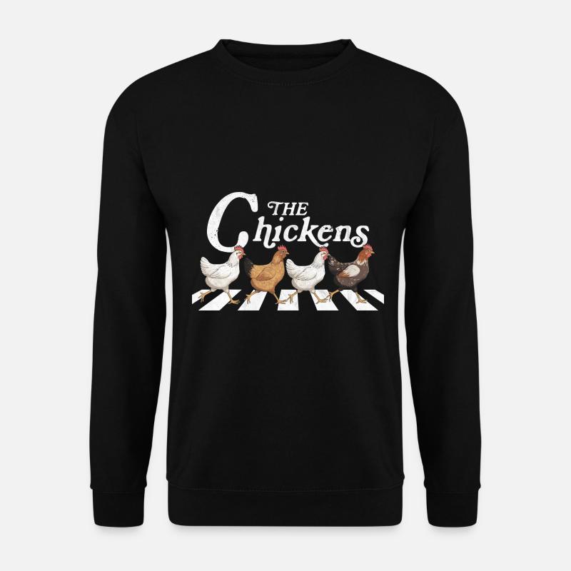 The Chickens Hühner Huhn lustig Music - Unisex Pullover - Schwarz