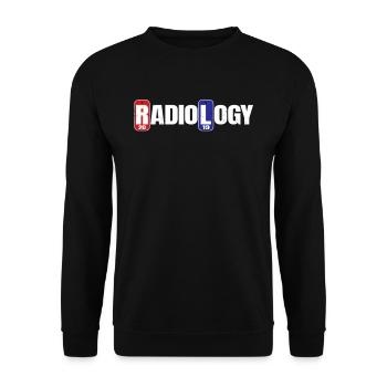 Département de radiologie Radiologue Joke Radiographie - Sweat-shirt Unisexe - noir - Devant - Alina (178cm) & Michal (187cm)