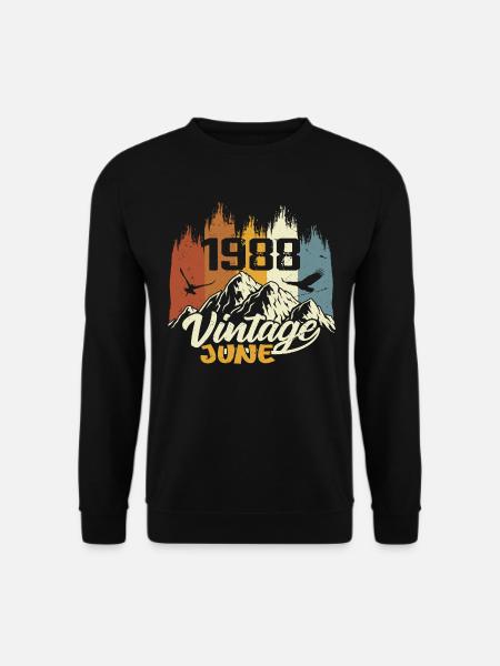 Birthday Legends est né en juin 1988 - Sweat-shirt Unisexe - noir